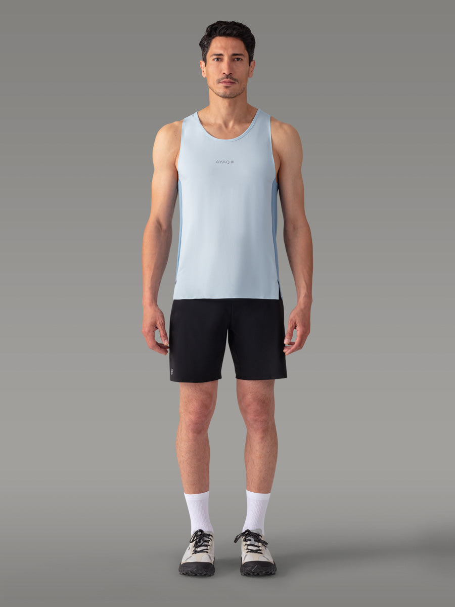 TENNO Running Trail Tank Top - coloris Blue Ice