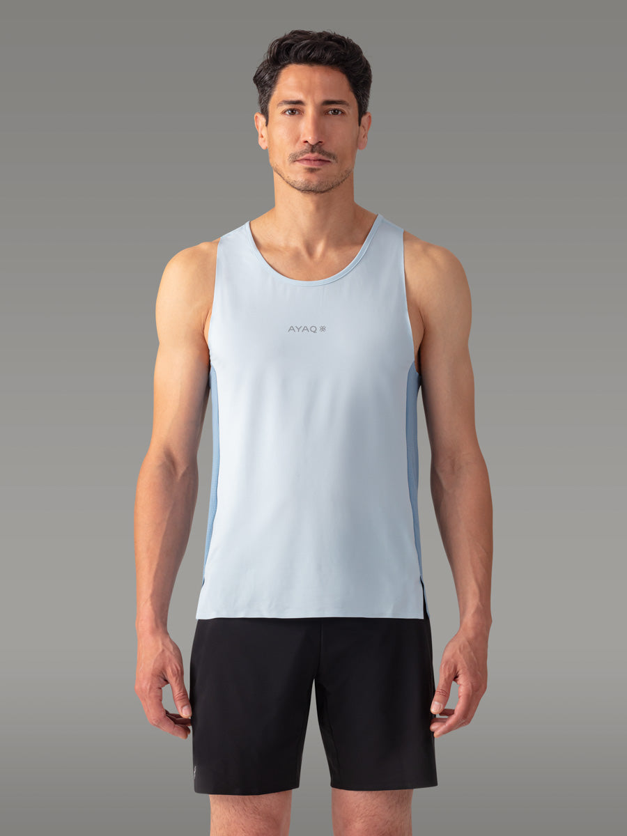 TENNO Running Trail Tank Top - coloris Blue Ice