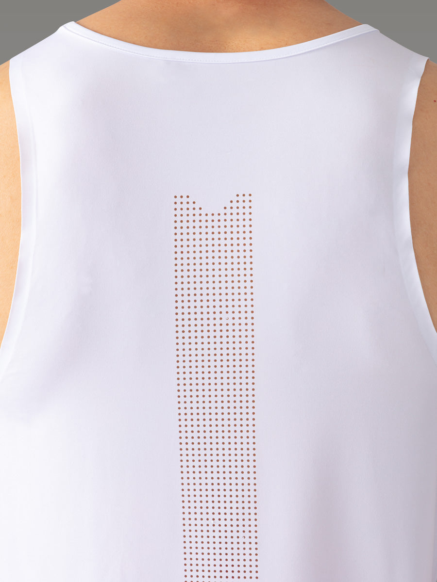 TENNO Trail/Running-Top Stamina - coloris White Rock