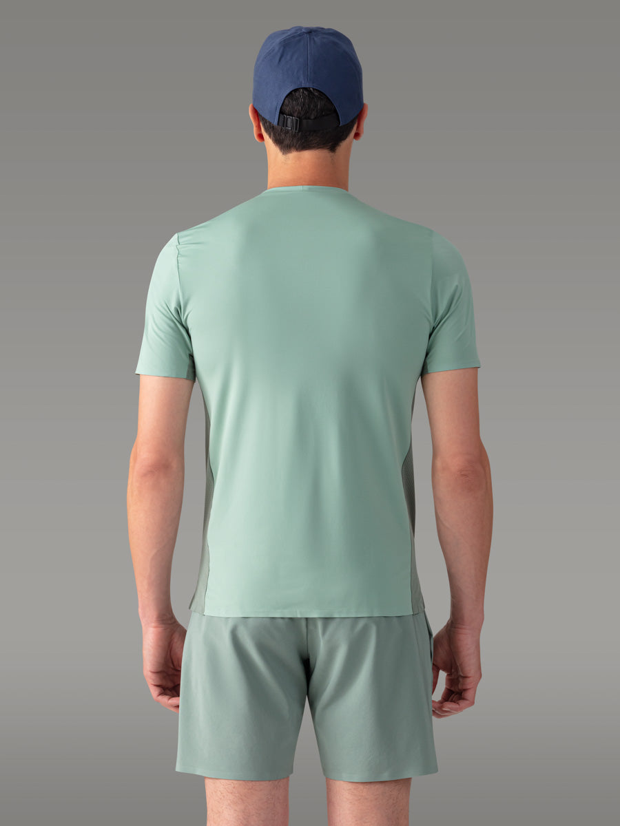 MOLVENO Technisches T-Shirt - coloris Green Mist