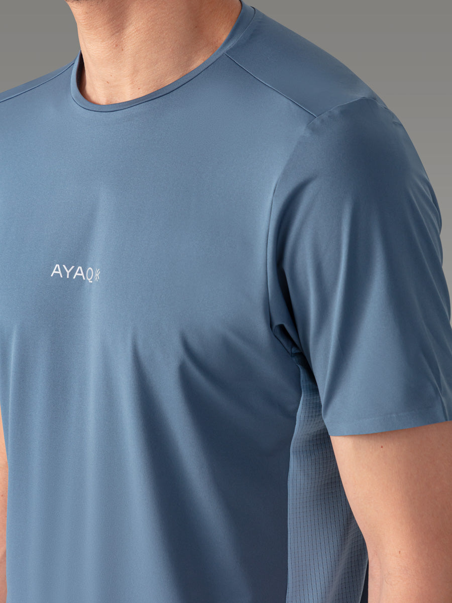 MOLVENO Technisches T-Shirt - coloris Blue Slate