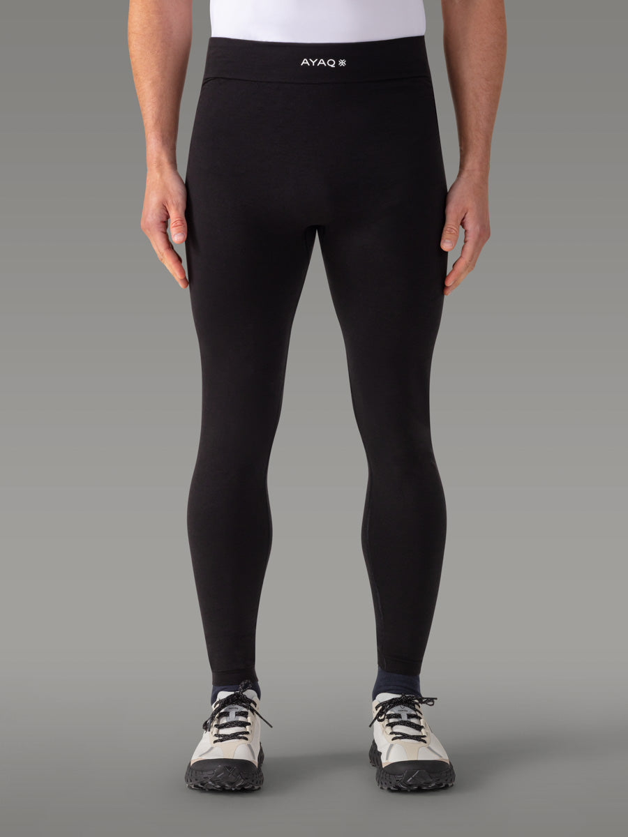 VEGAFONNA Merino Legging - coloris Black Storm