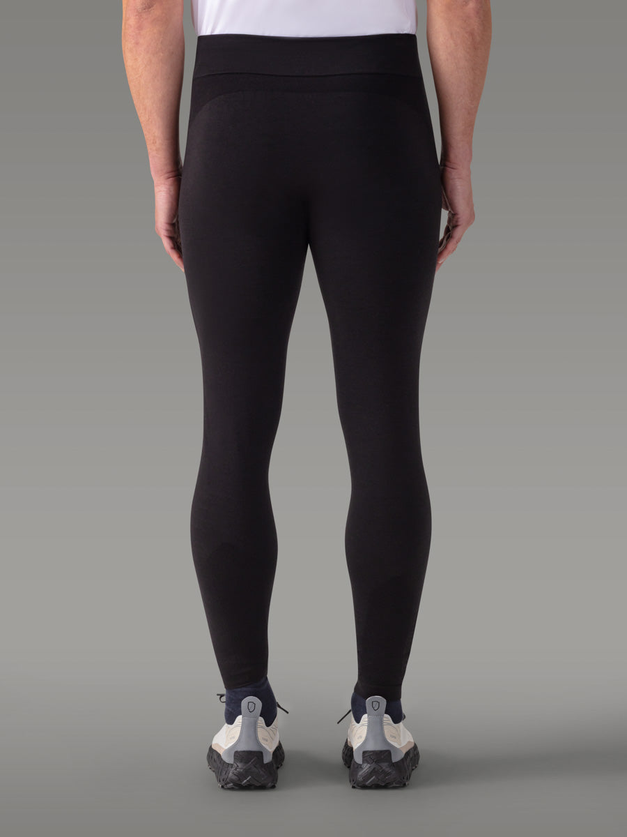 VEGAFONNA Merino Legging - coloris Black Storm