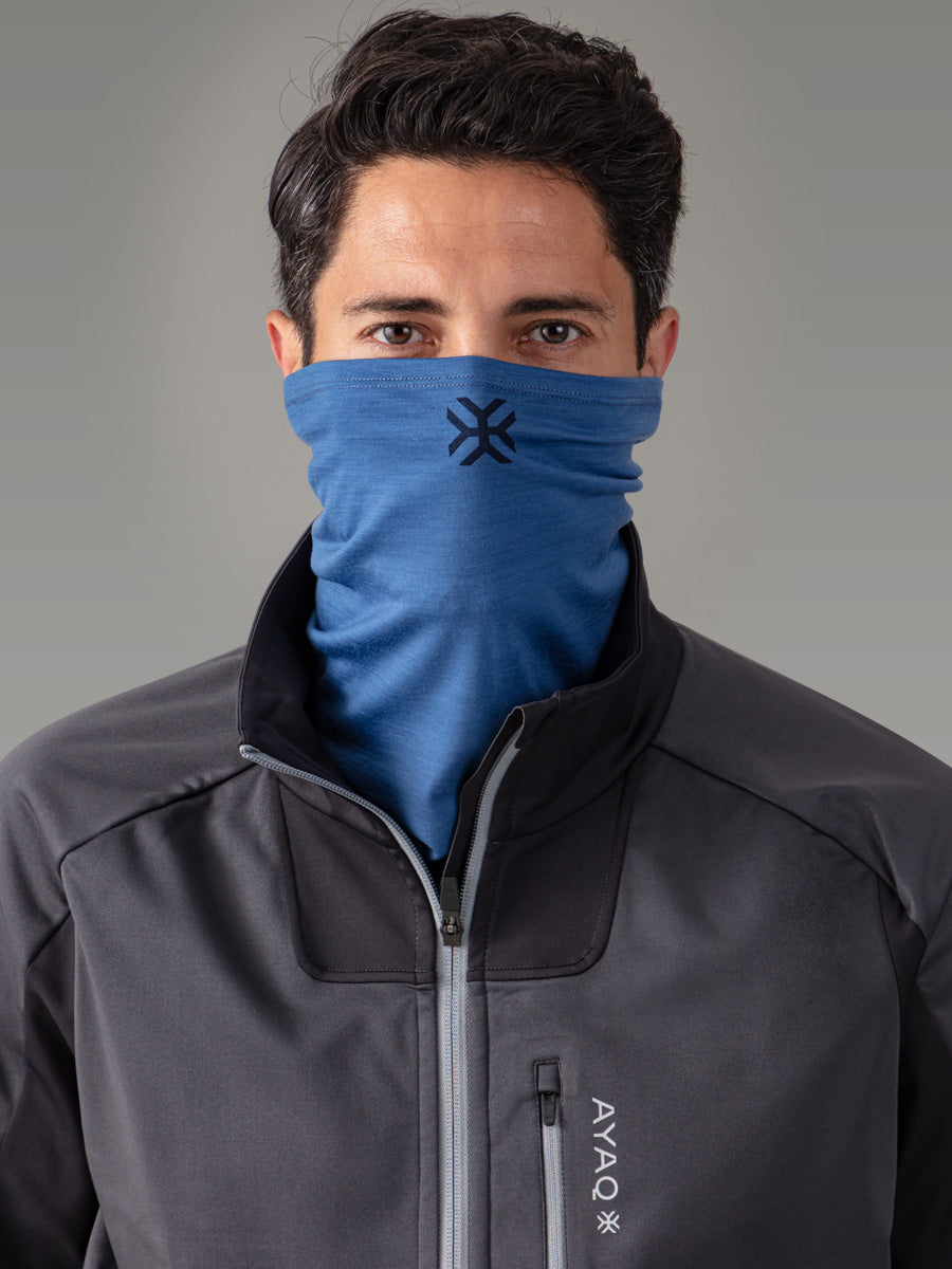 Gargantilla LOBBIA 100% Merino - coloris Blue Lake