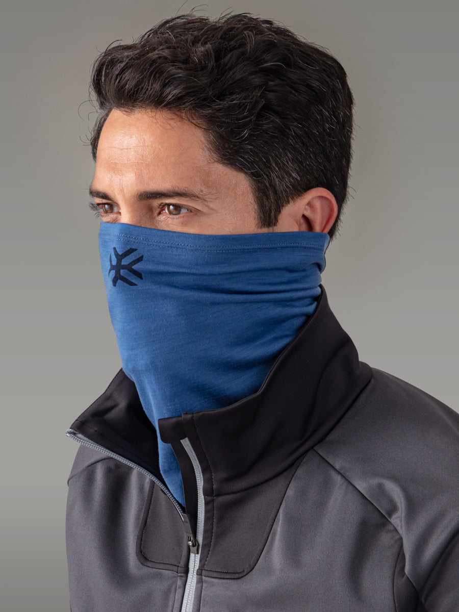 Gargantilla LOBBIA 100% Merino - coloris Blue Lake
