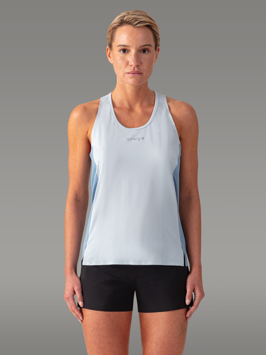 TENNO Running Trail Tank Top - coloris Blue Ice