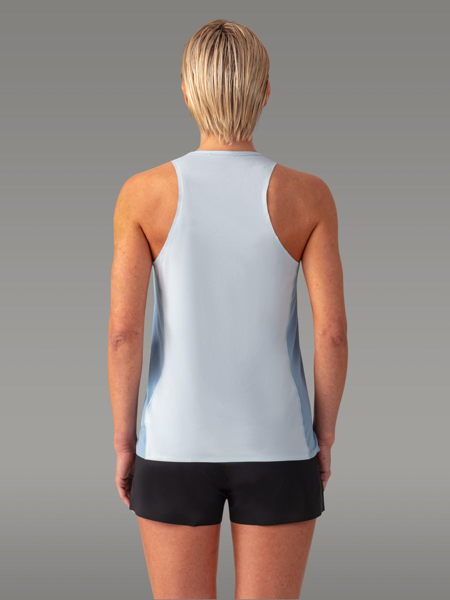 TENNO Running Trail Tank Top - coloris Blue Ice