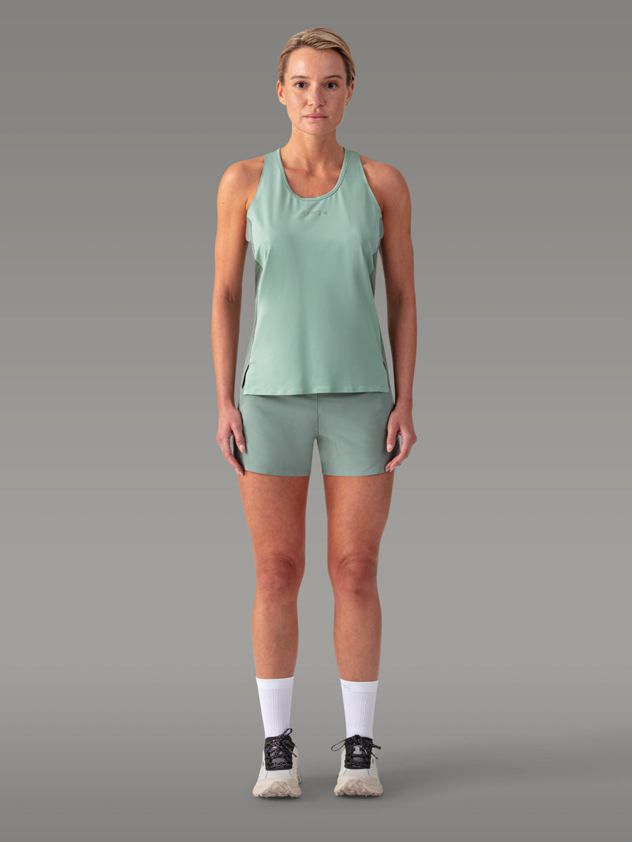 TENNO Running Trail Tank Top - coloris Green Mist