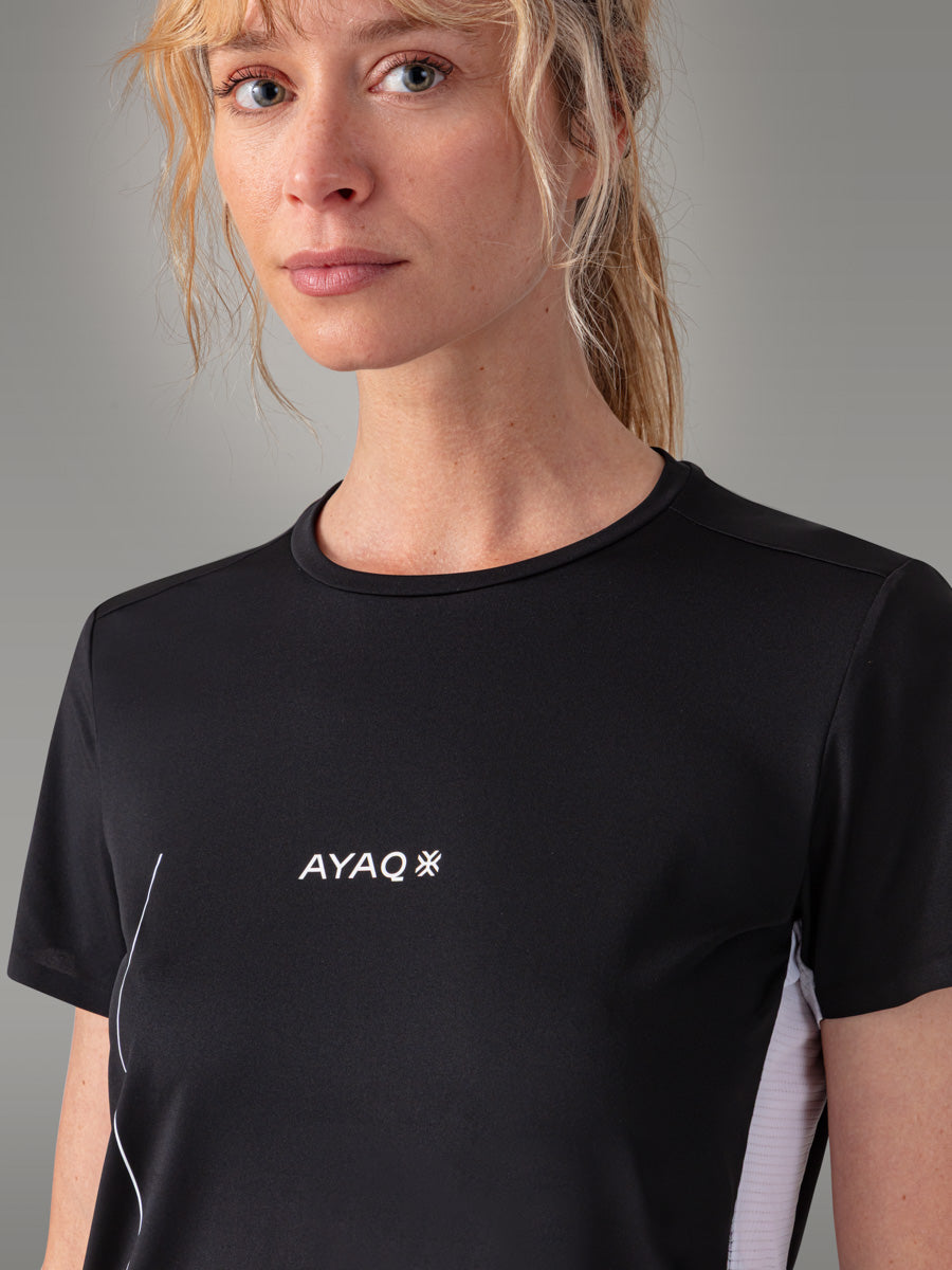 MOLVENO T-Shirt Trail Stamina - coloris Black Storm