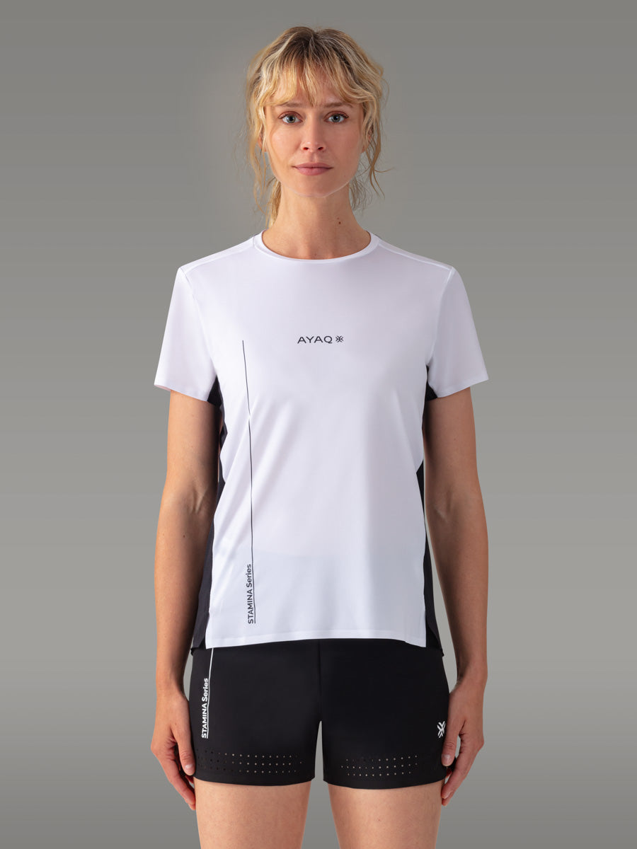 MOLVENO T-Shirt Trail Stamina - coloris White Rock