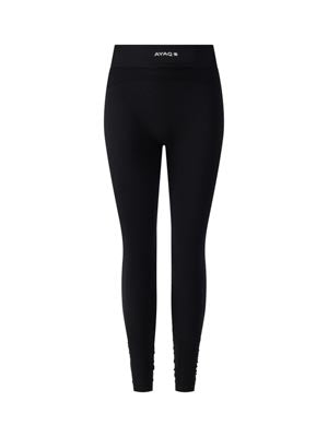 VEGAFONNA Merino Leggings - color thumbnail-Black Storm