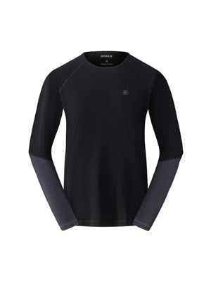 MEFONNA T-Shirt 100% Mérinos - coloris thumbnail-Black Storm