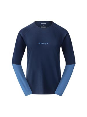 MEFONNA T-Shirt 100% Mérinos - coloris thumbnail-Blue Slate