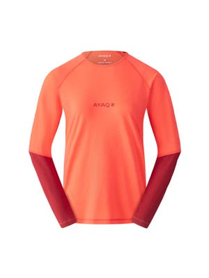 MEFONNA T-Shirt 100% Mérinos - coloris thumbnail-Orange Salmon