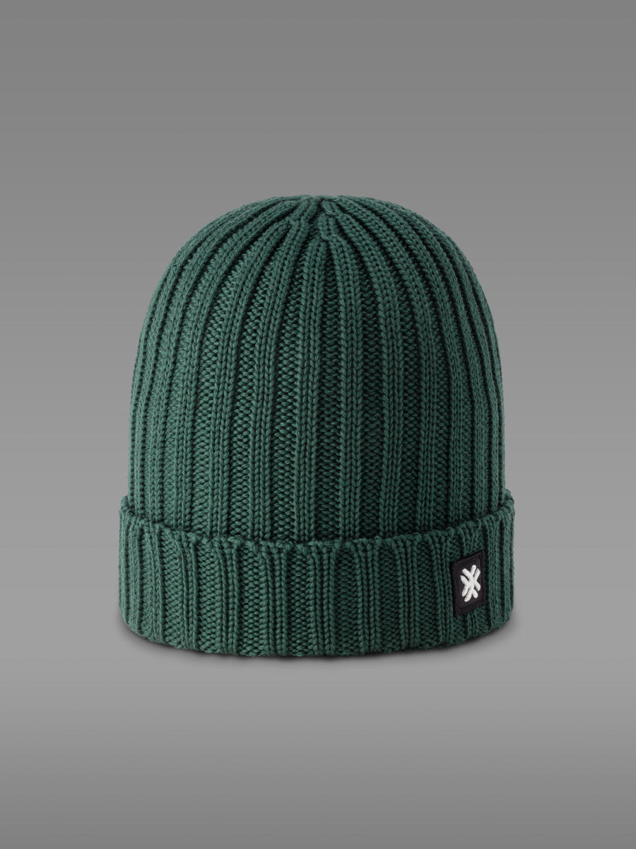 DAMMA Bonnet chaud 100% Mérinos — Deep Green