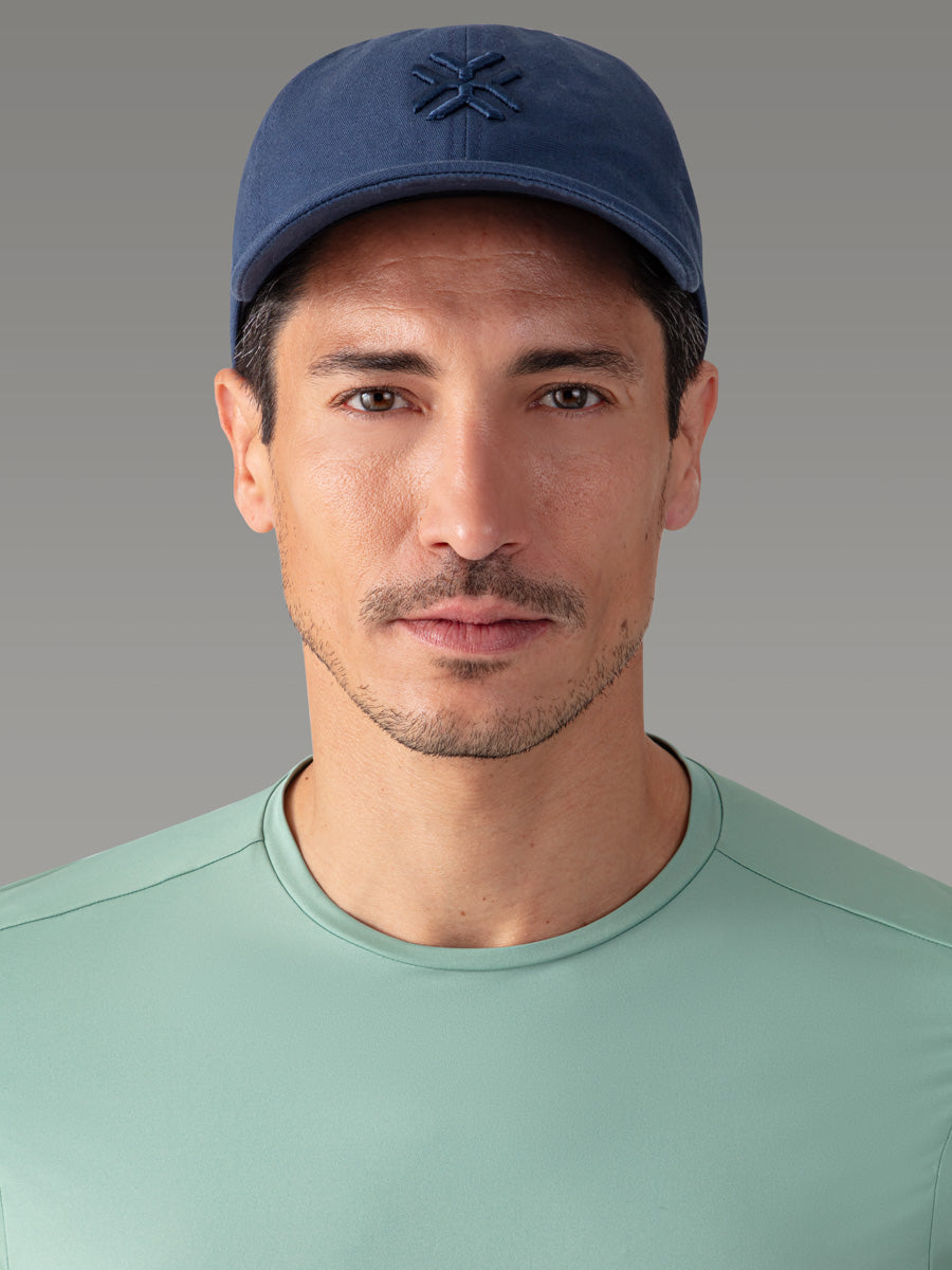 VENS Casquette coton flocon — Deep Blue