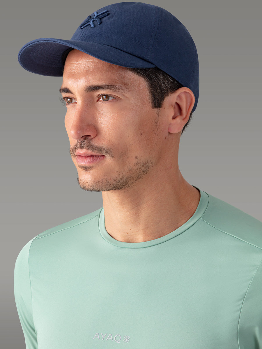 VENS Casquette coton flocon — Deep Blue