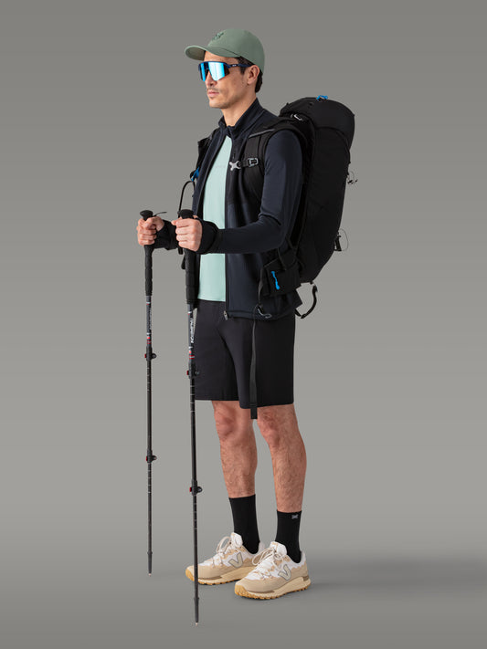 CALDARO Short randonnée indéchirable - coloris 
