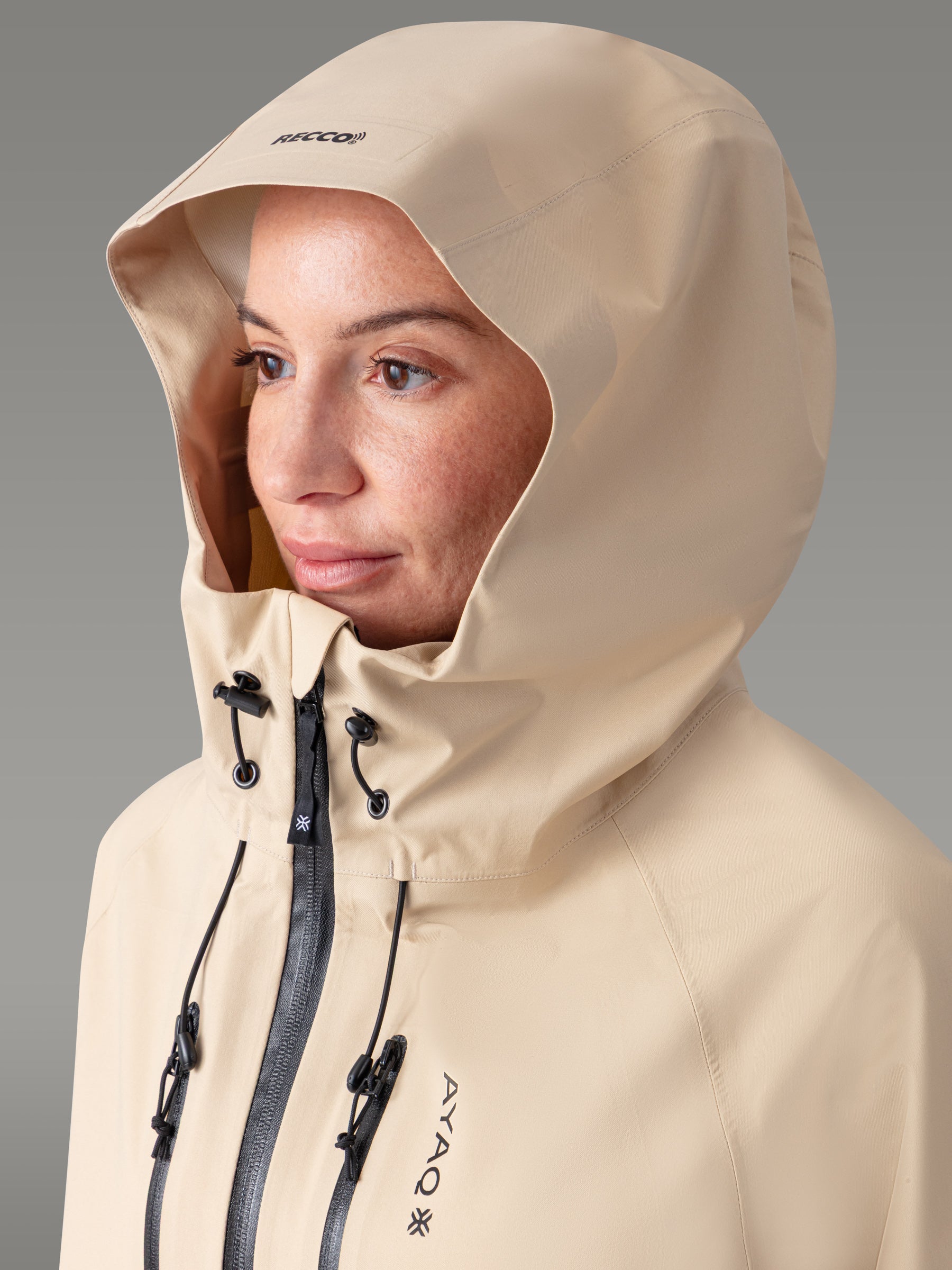 LONAK-XT Hardshell Jacket - color Sand Beige

