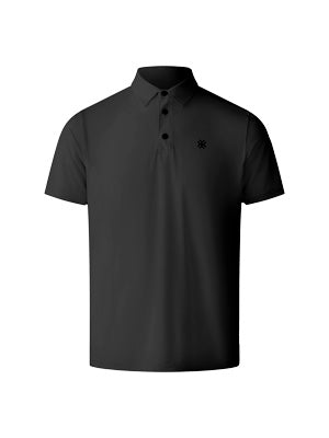 LAFFREY Lightweight Active Polo - color thumbnail-Black Storm

