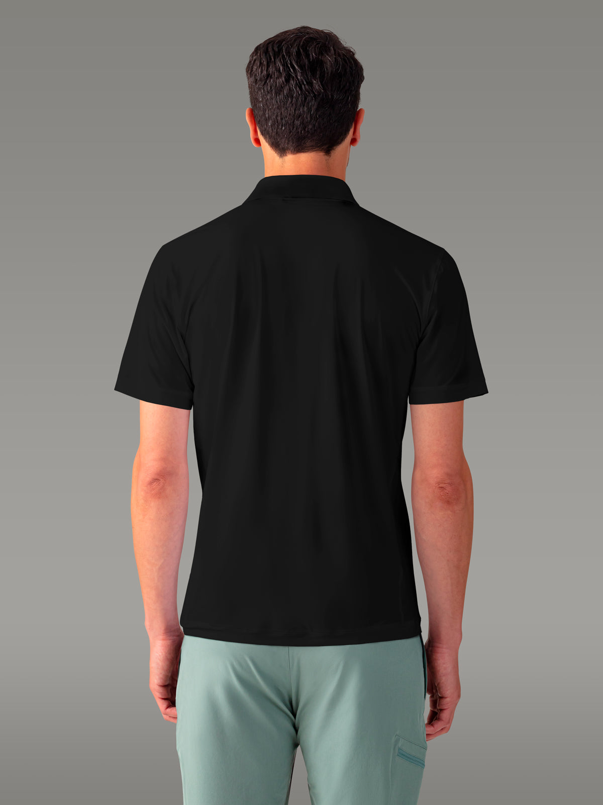 LAFFREY Polo léger actif - coloris Black Storm

