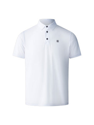 LAFFREY Lightweight Active Polo - color thumbnail-White Rock

