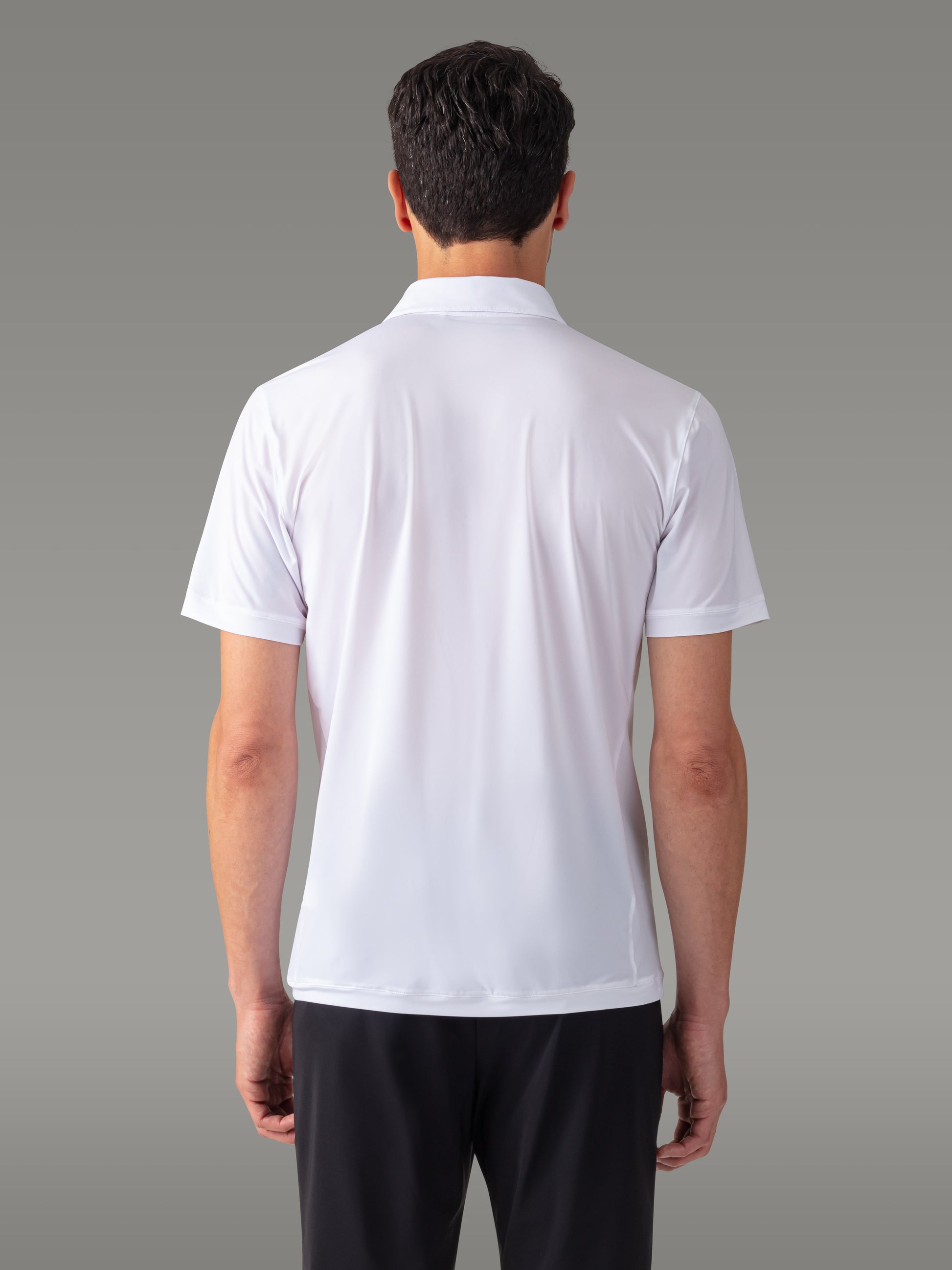 LAFFREY Lightweight Active Polo - color White Rock

