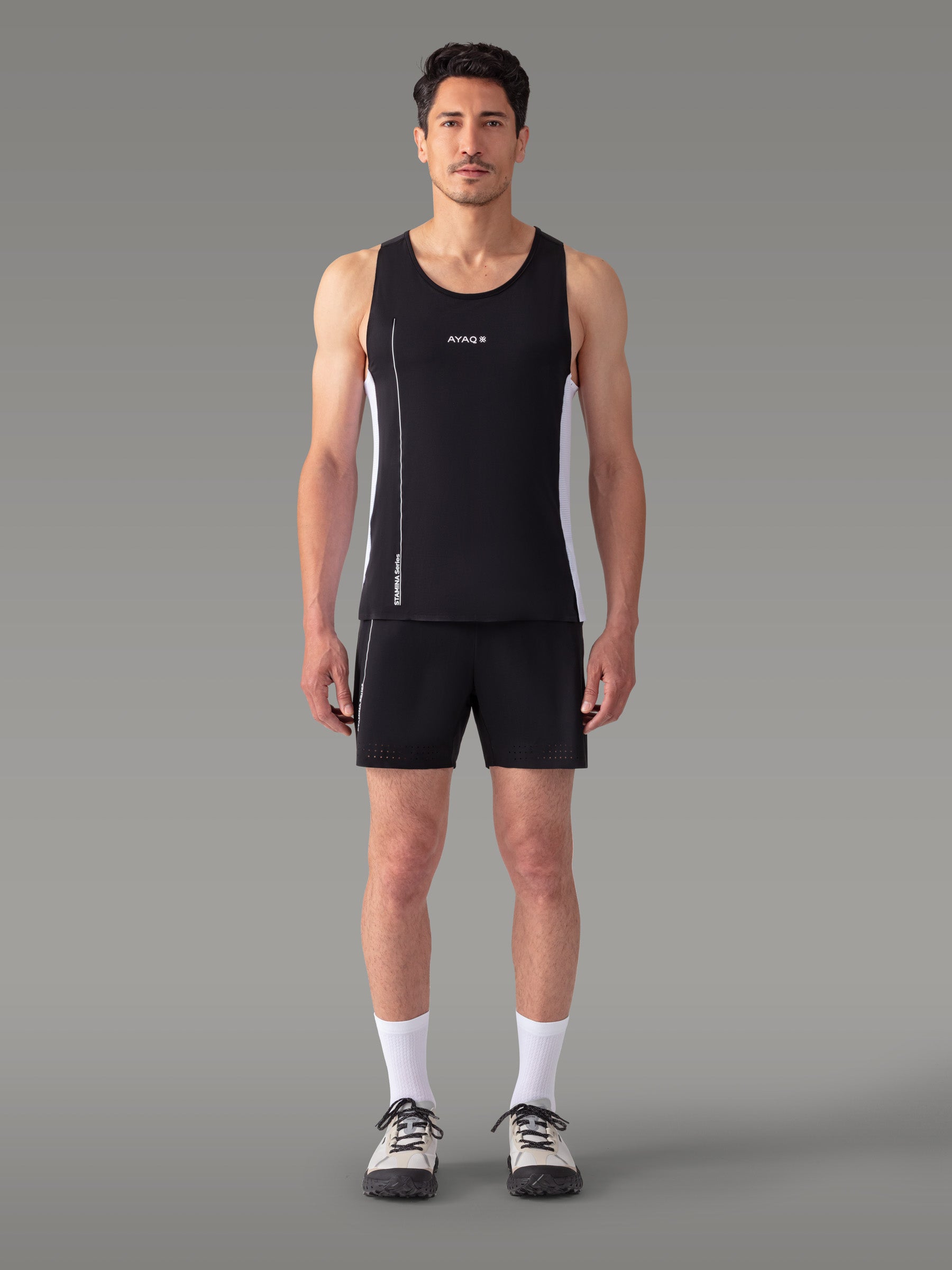 TENNO Canotta Trail/Running Stamina - coloris Black Storm

