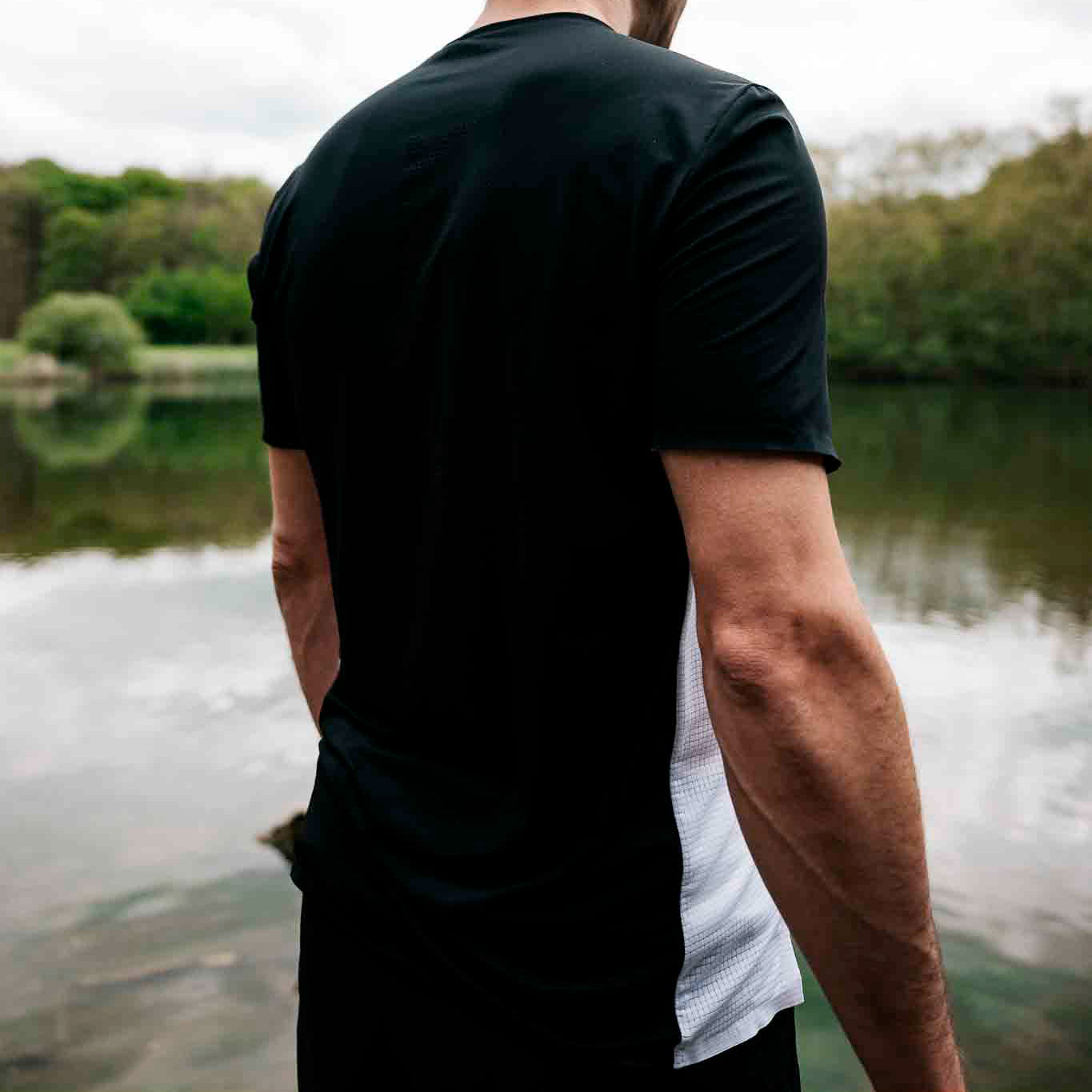 MOLVENO T-shirt Trail/Running Stamina - coloris Black Storm

