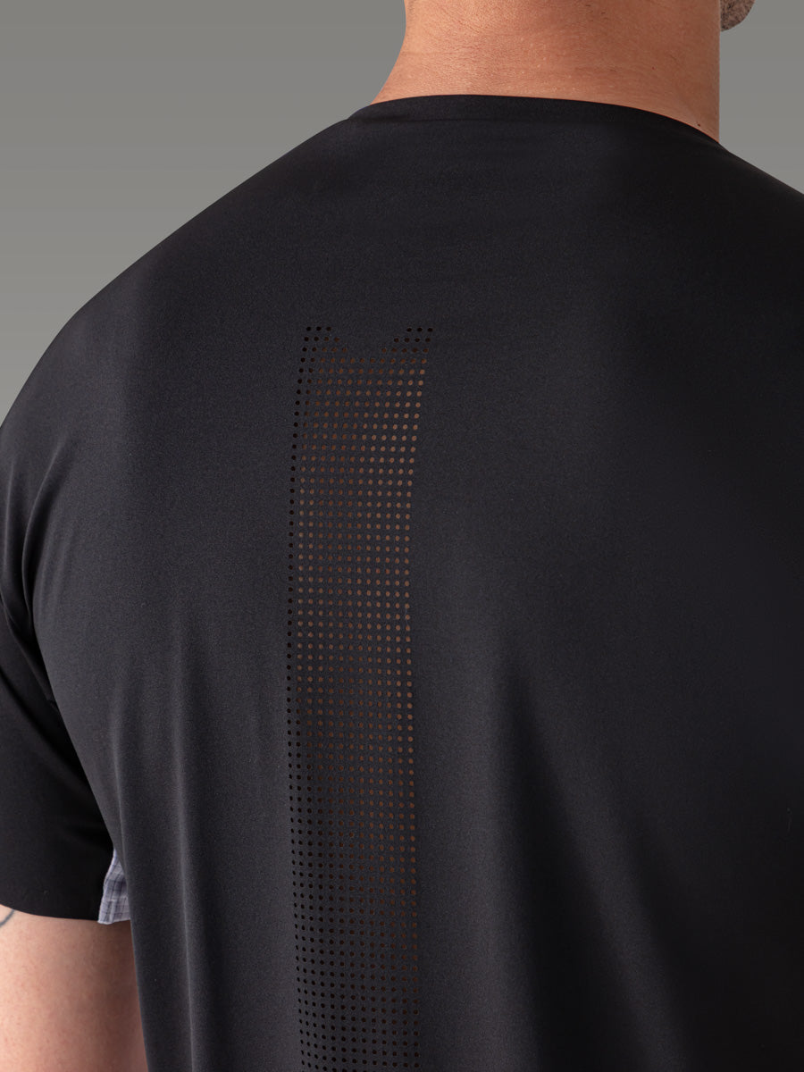MOLVENO Trail/Running Stamina T-skjorte — Black Storm