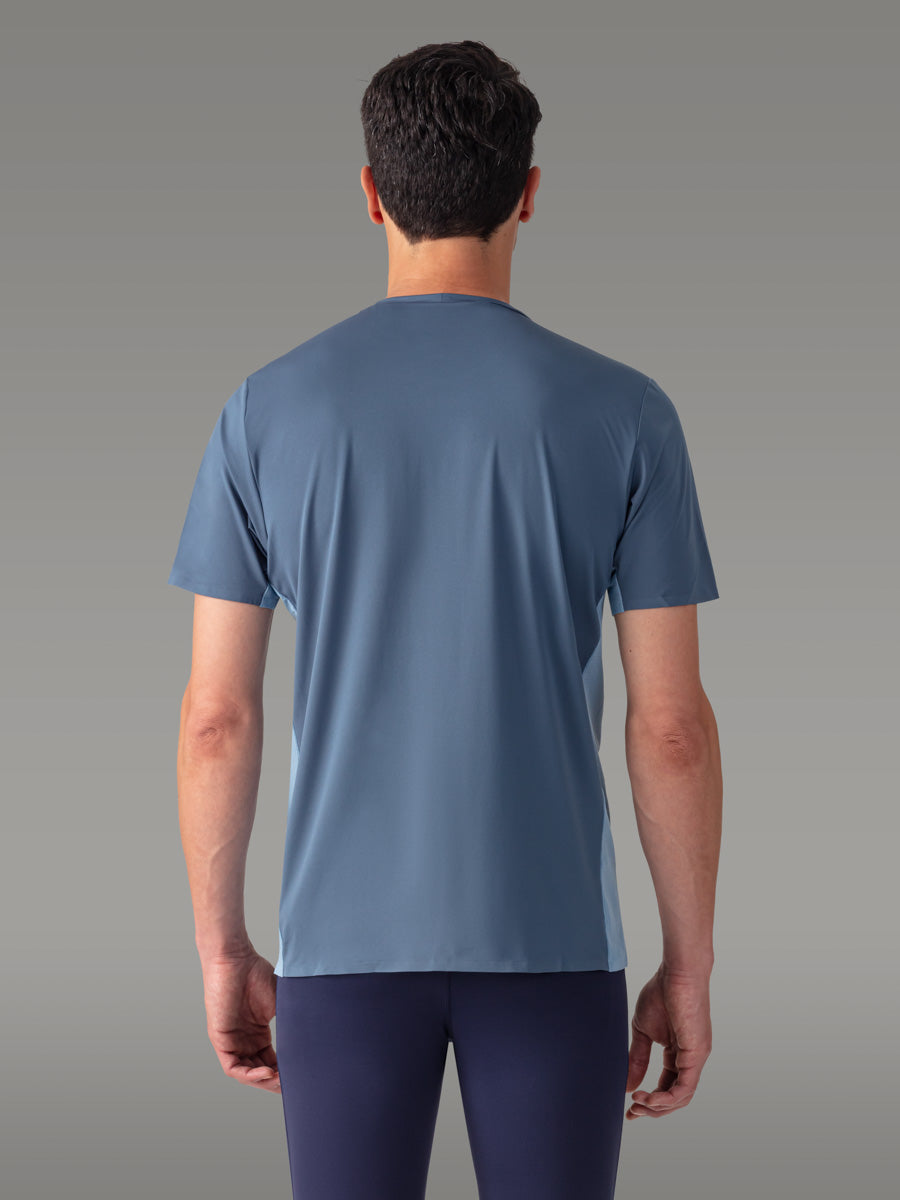 MOLVENO Teknisk T-skjorte — Blue Slate