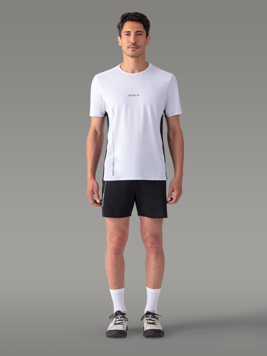 MOLVENO Trail/Running Stamina T-skjorte — White Rock