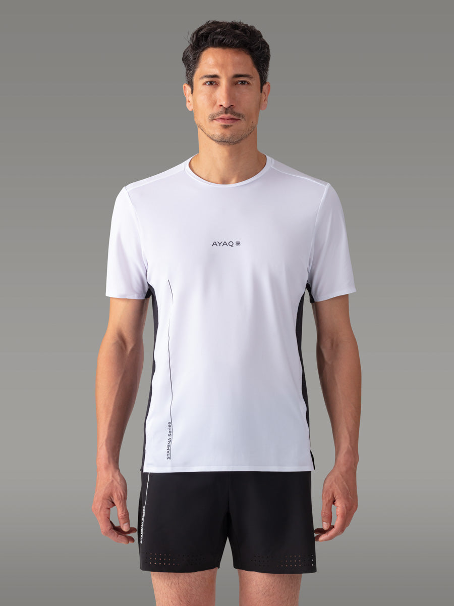 MOLVENO Trail/Running Stamina T-skjorte — White Rock