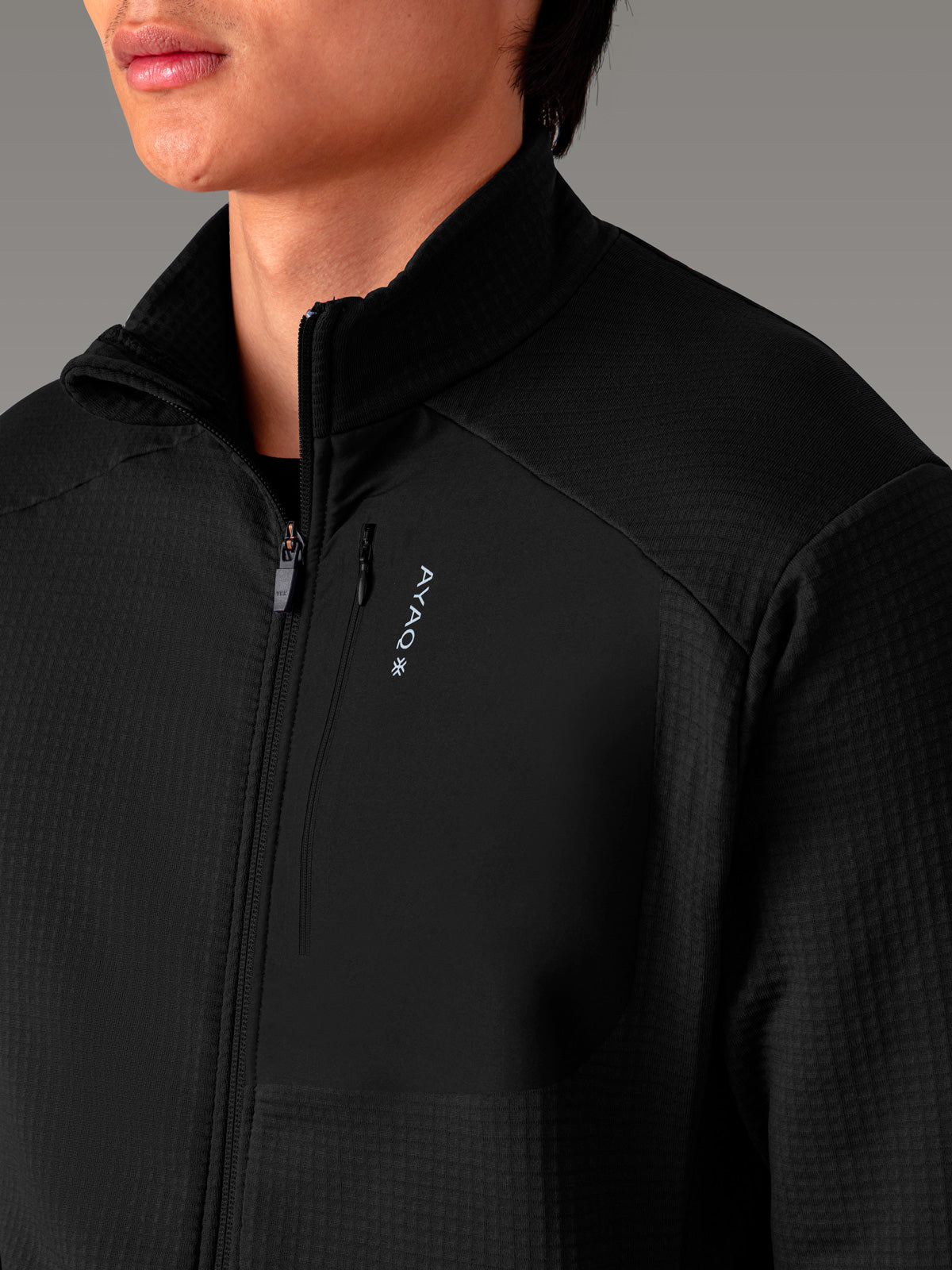 KOKANEE Active fleece jacket - color Black Storm

