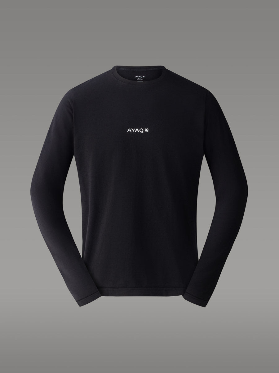 SHIRWALI Maglietta Merino 240g - coloris Black Storm

