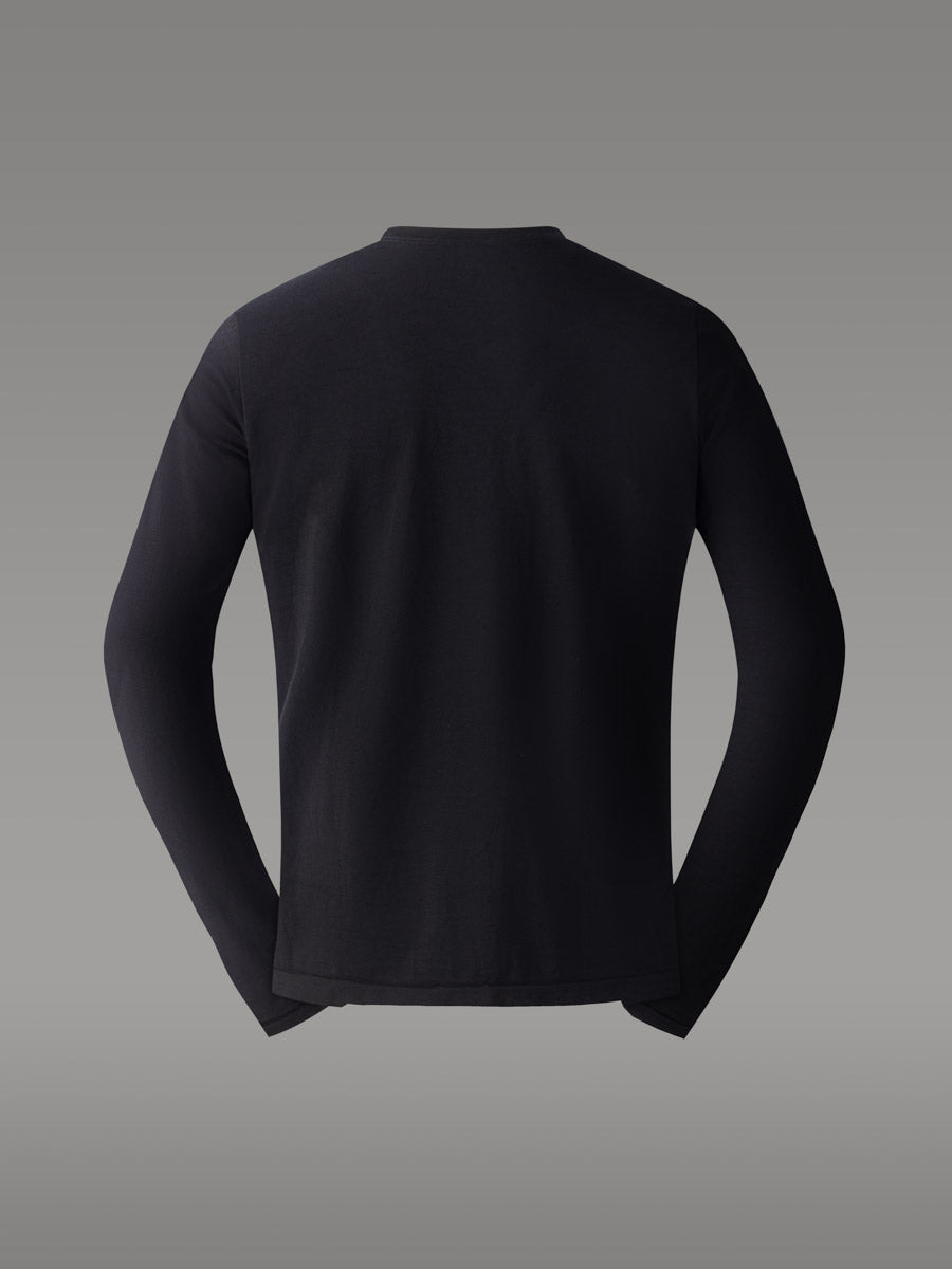 SHIRWALI Merino T-skjorte 240 g — Black Storm