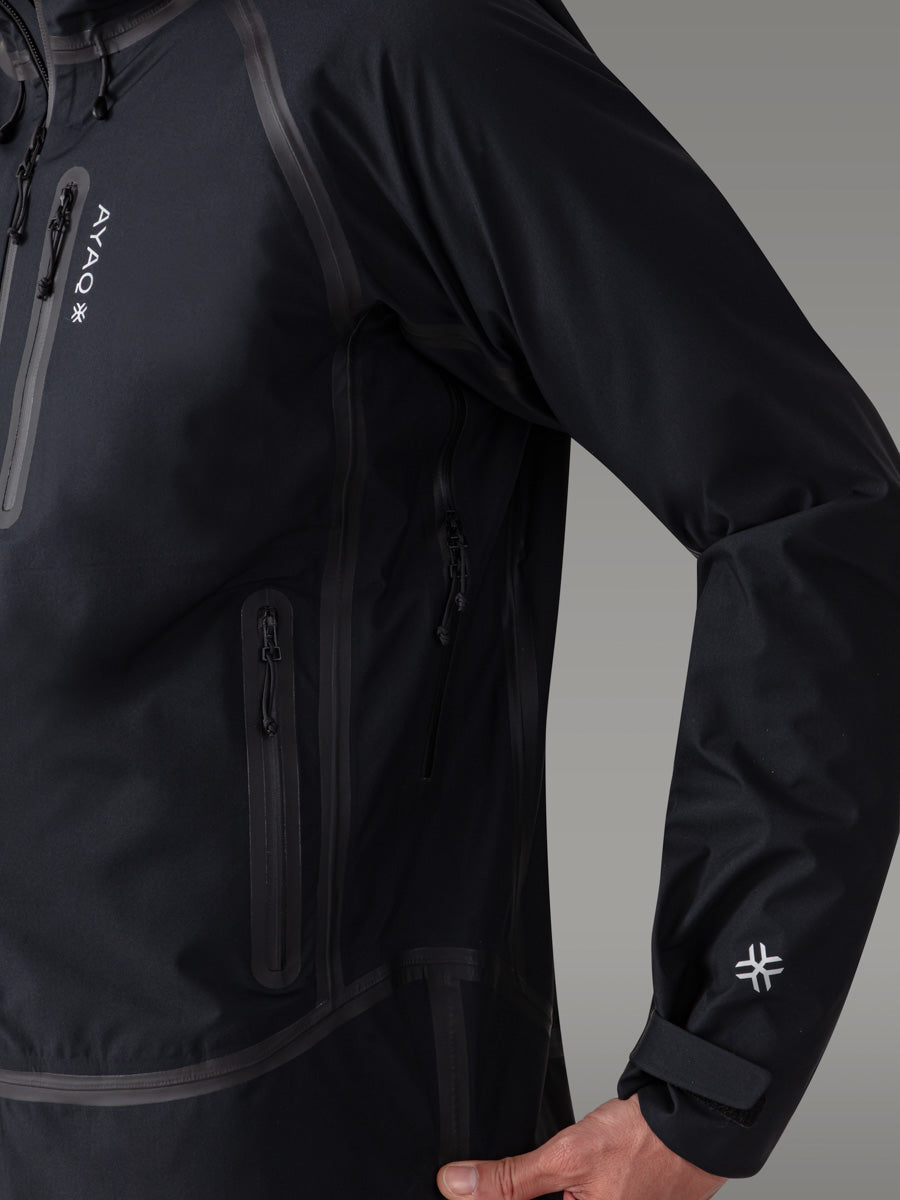LONAK Hardshell-jakke — Black Storm