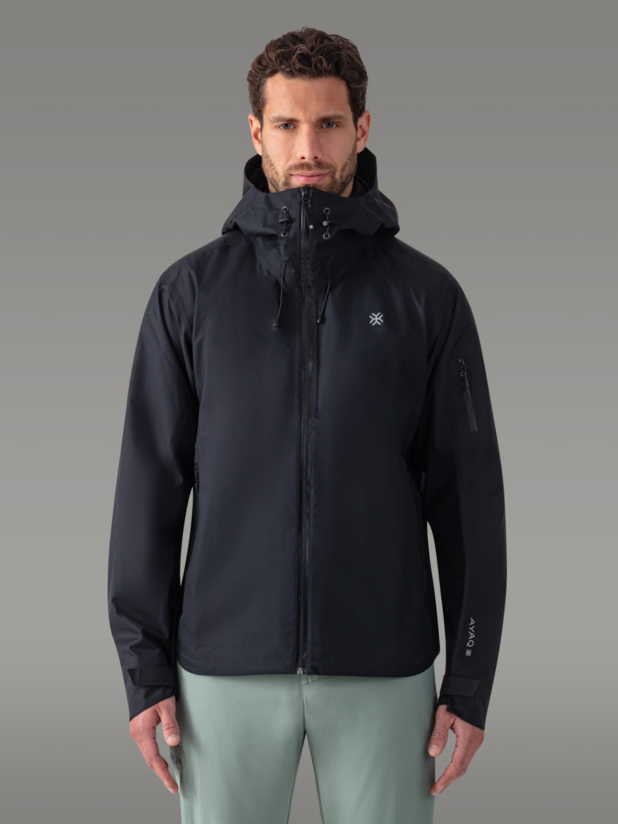 SKORA Hardshell-jakke — Black Storm