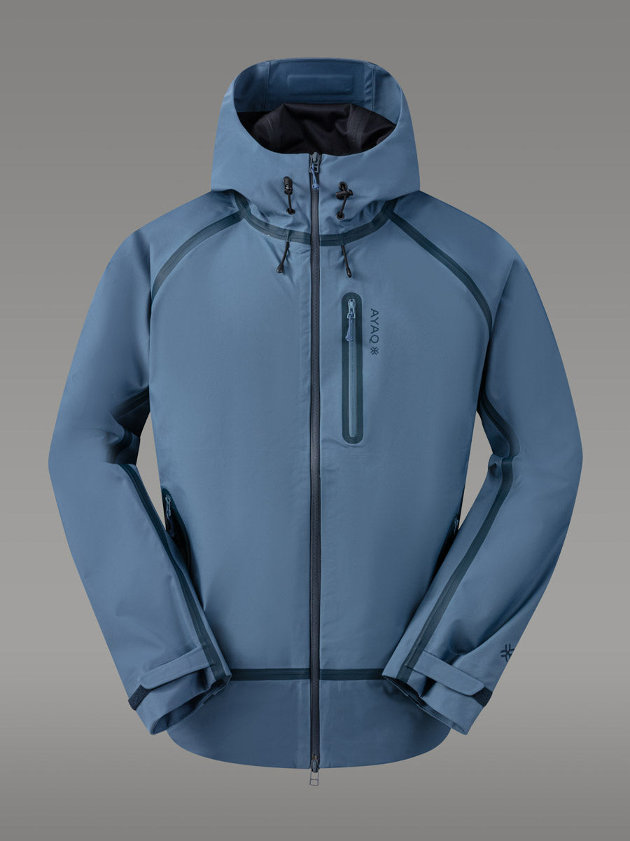 LONAK Hardshell-jakke — Blue Slate