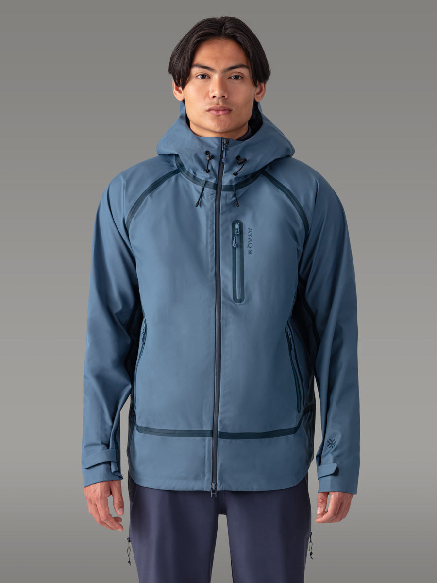 LONAK Hardshell-jakke — Blue Slate