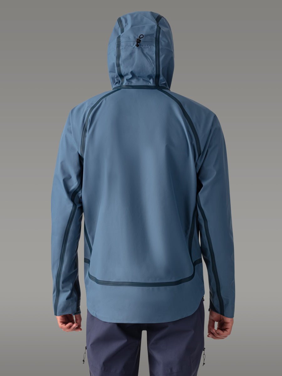 LONAK Hardshell-jakke — Blue Slate