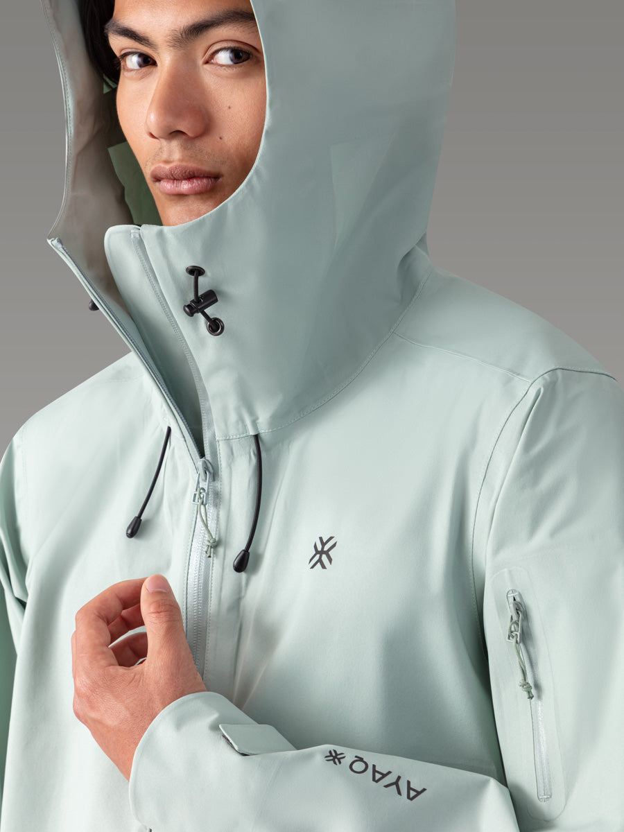 SKORA Hardshell-jakke — Grey Mist