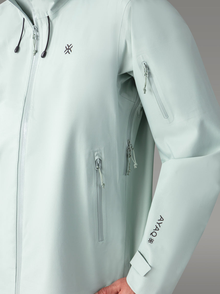 Chaqueta SKORA Hardshell — Grey Mist