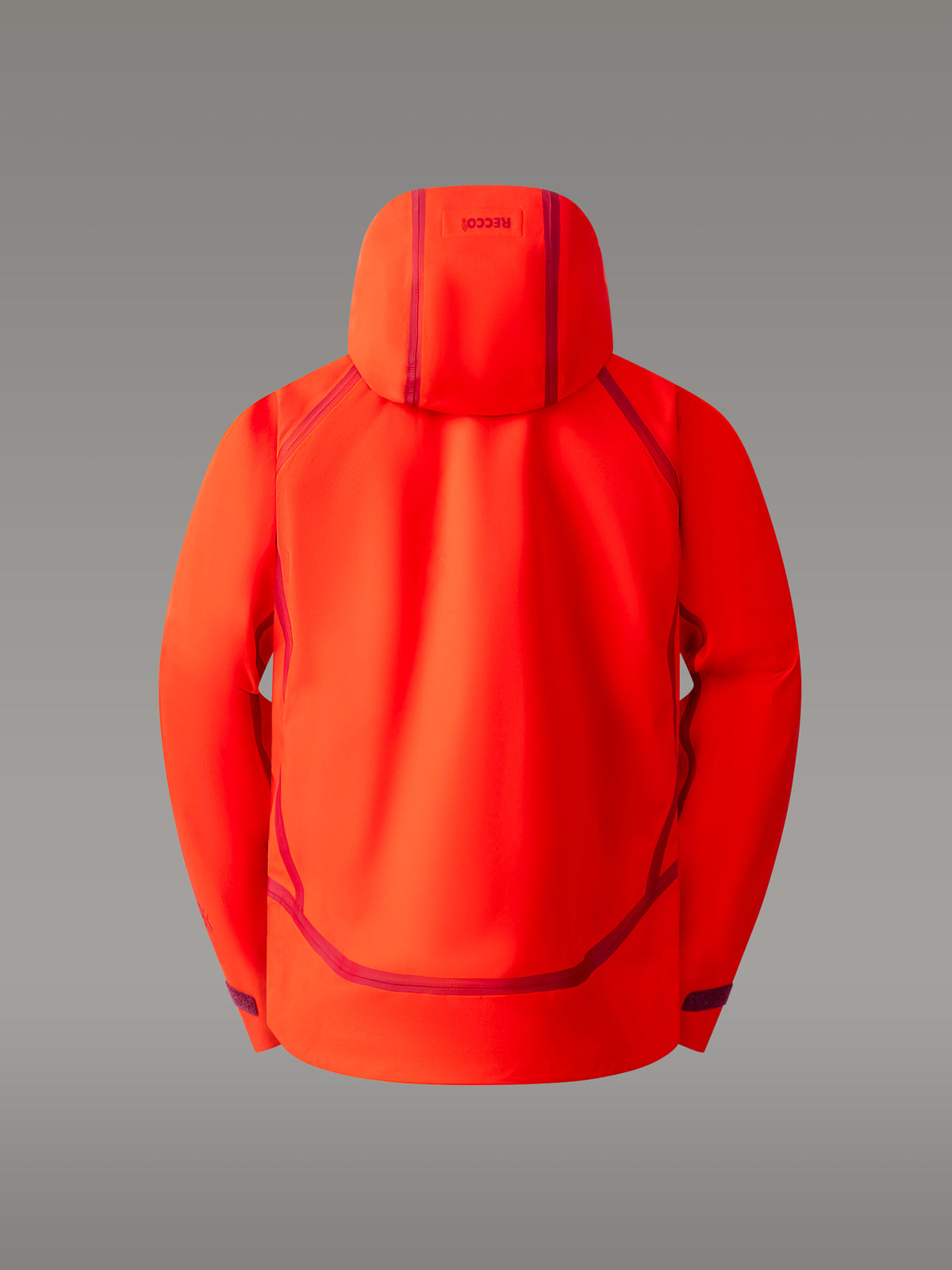 LONAK Hardshell-jakke — Orange Sunrise