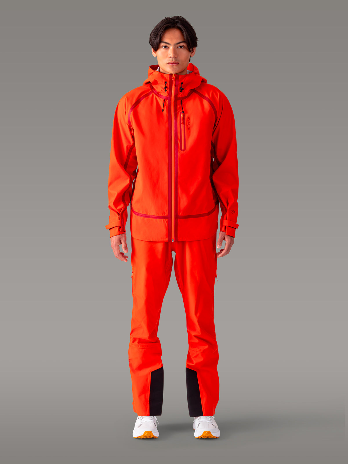 LONAK Hardshell-jakke — Orange Sunrise