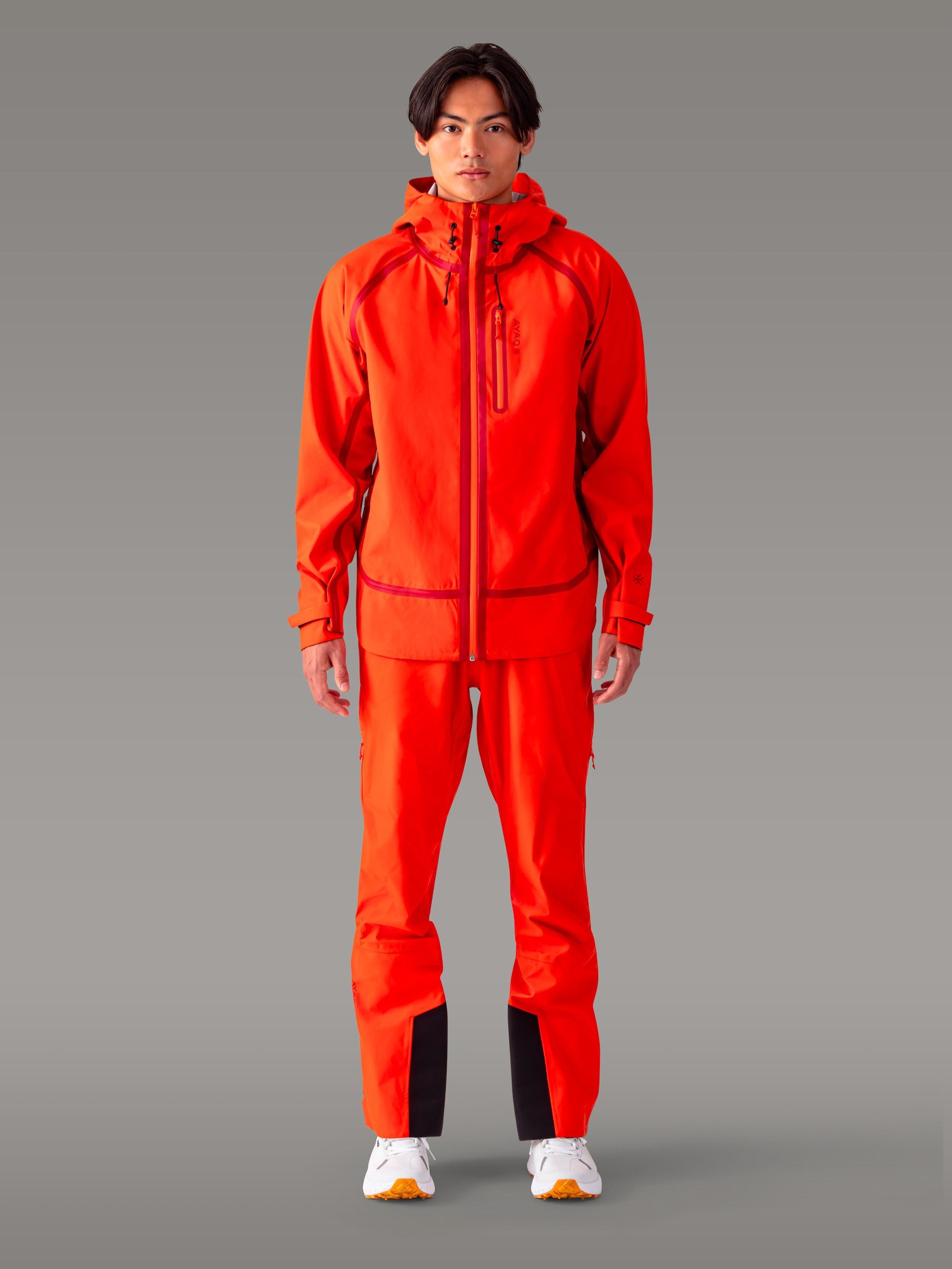 LONAK Hardshell-Jacke - coloris Orange Sunrise

