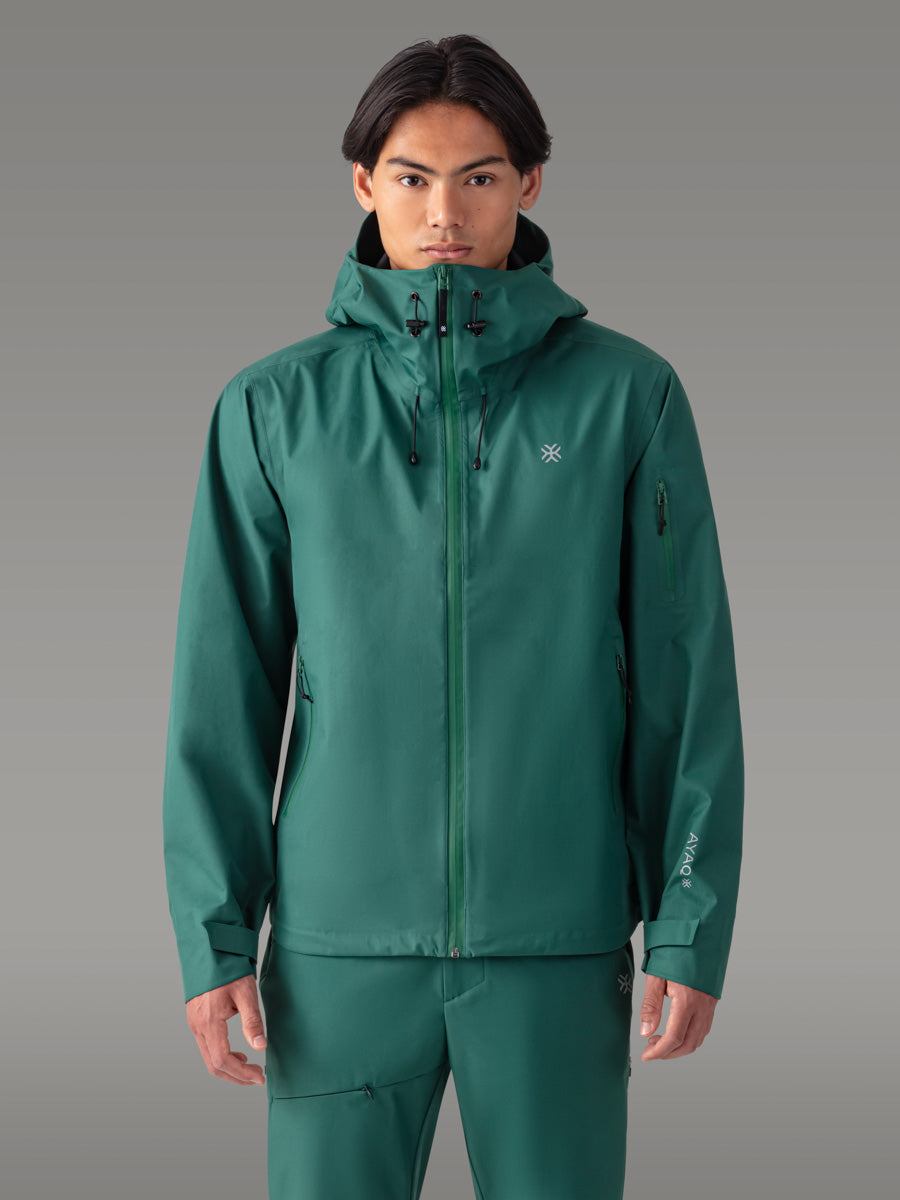 SKORA Hardshell-jakke — Pine Green