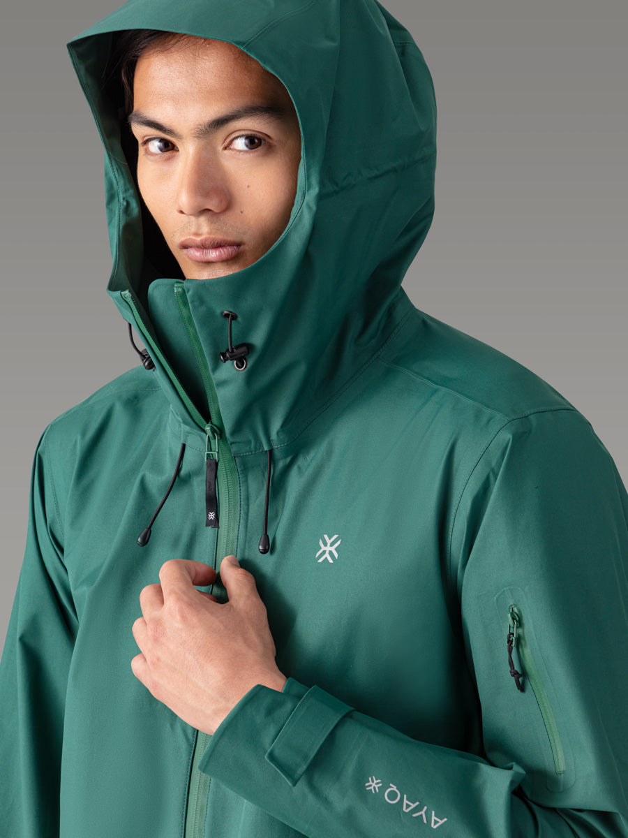 SKORA Hardshell-jakke — Pine Green
