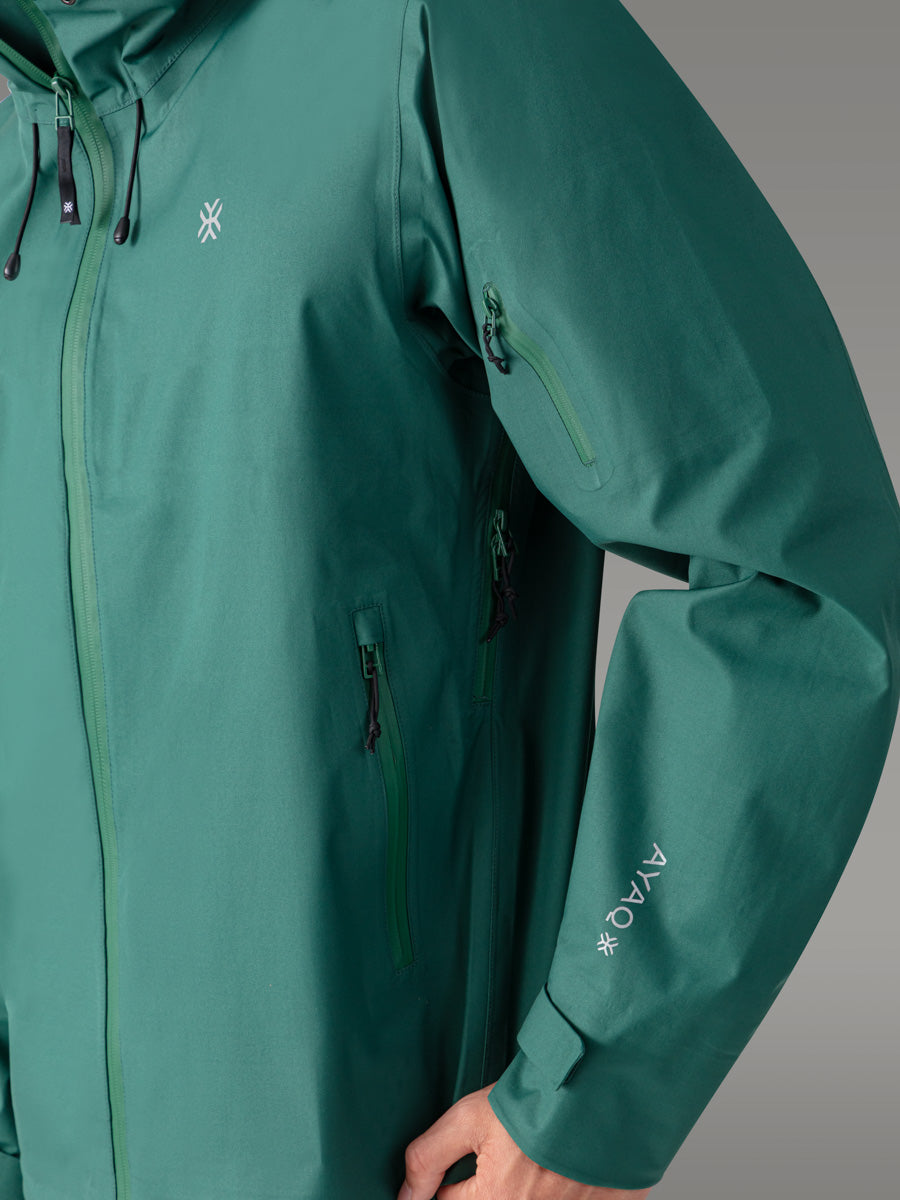 SKORA Hardshell-jakke — Pine Green
