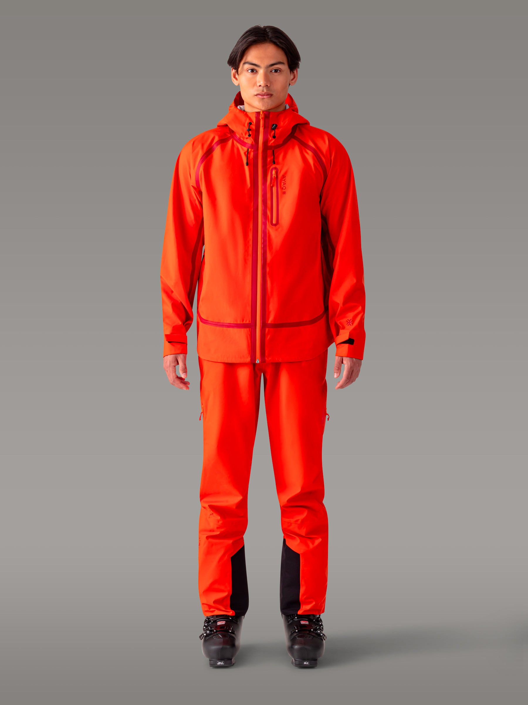 NUNATAK Hardshell-Hose - coloris Orange Sunrise

